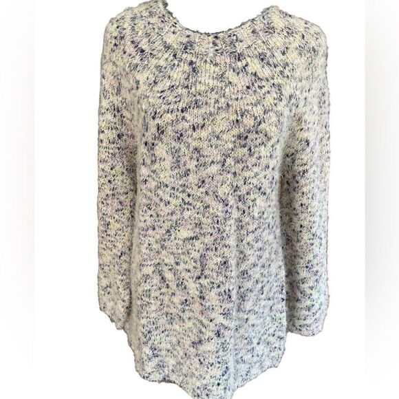 LOU & Grey Marled look crew neck super fuzzy sweater size Small - Picture 1 of 8